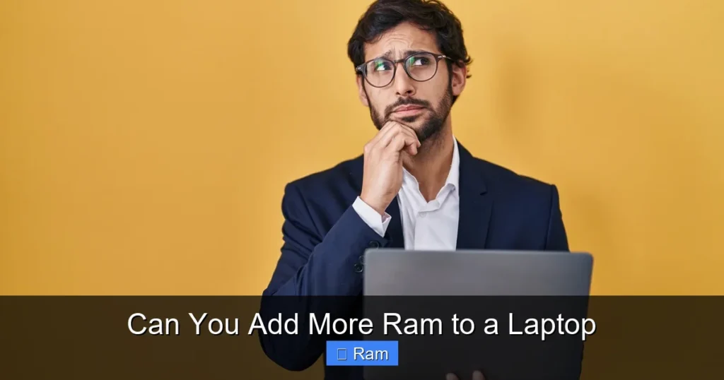 Can You Add More Ram to a Laptop