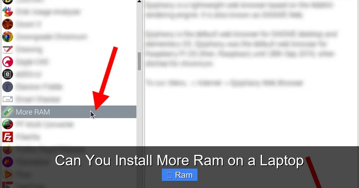 Can You Install More Ram on a Laptop