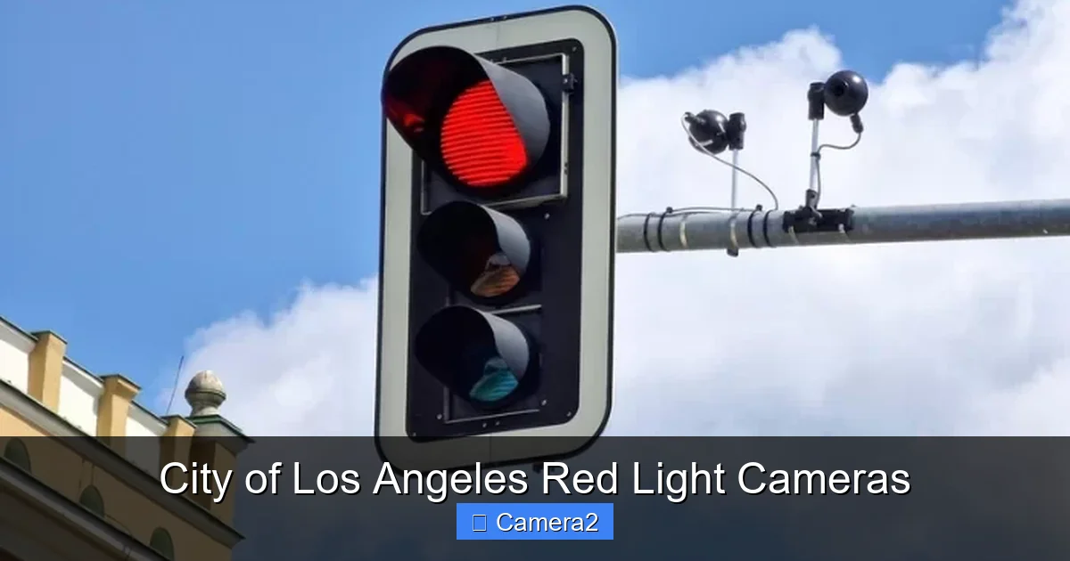 City of Los Angeles Red Light Cameras