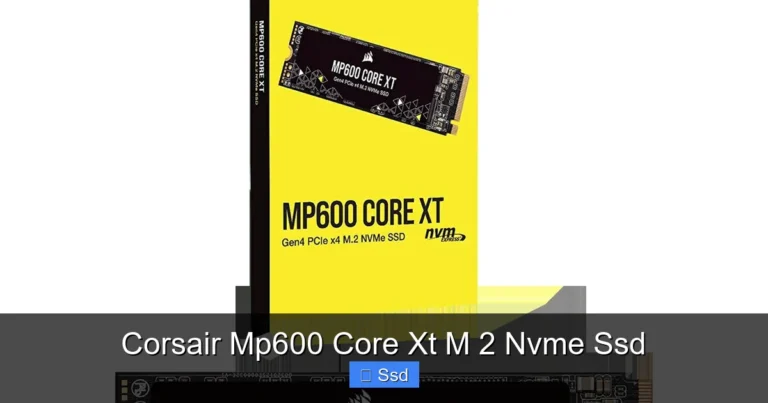 Corsair Mp600 Core Xt M 2 Nvme Ssd