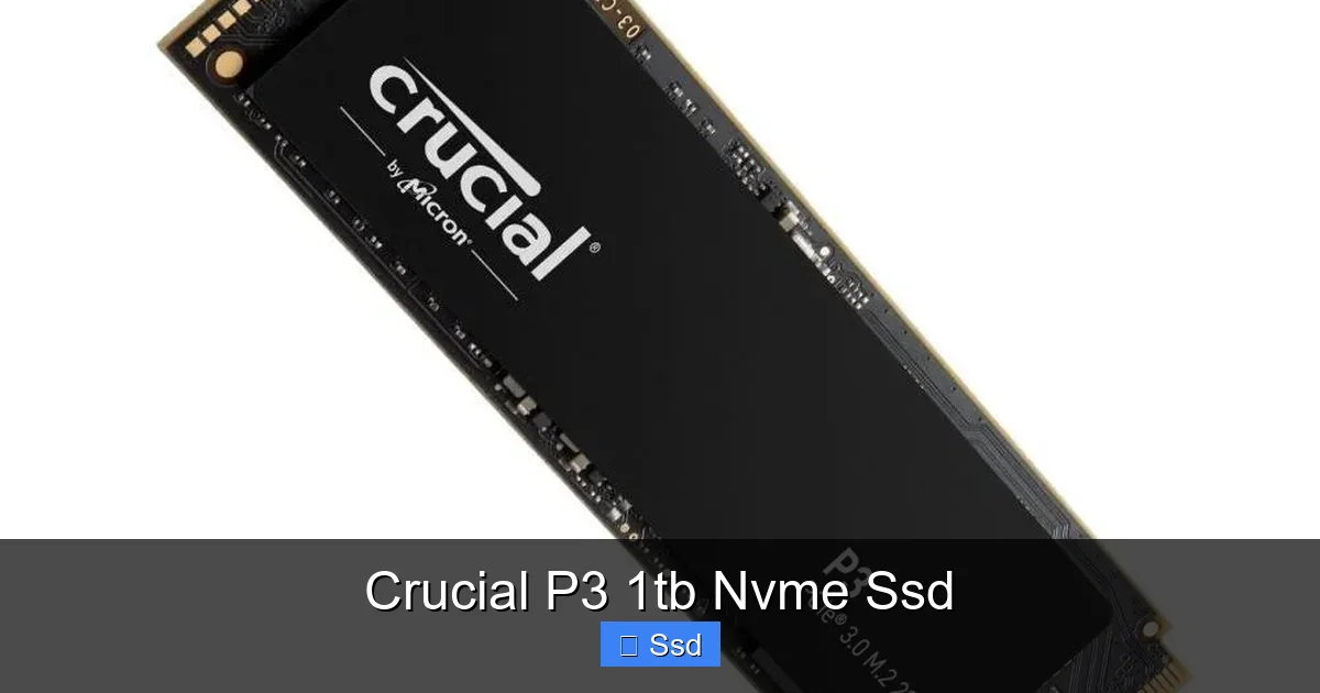 Crucial P3 1tb Nvme Ssd