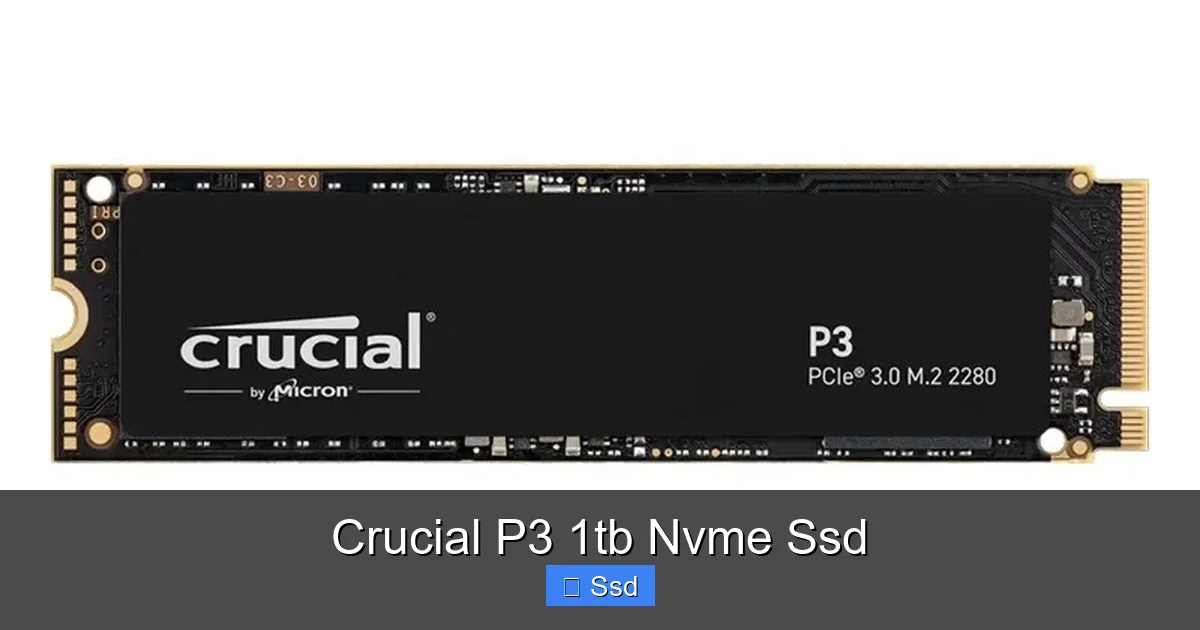 Crucial P3 1tb Nvme Ssd