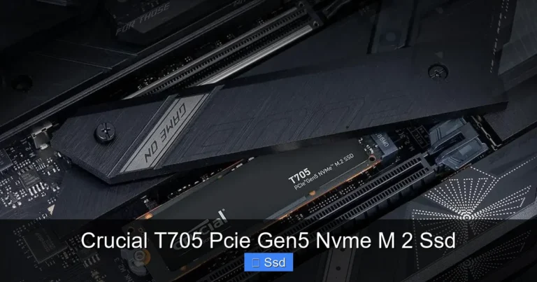 Crucial T705 Pcie Gen5 Nvme M 2 Ssd