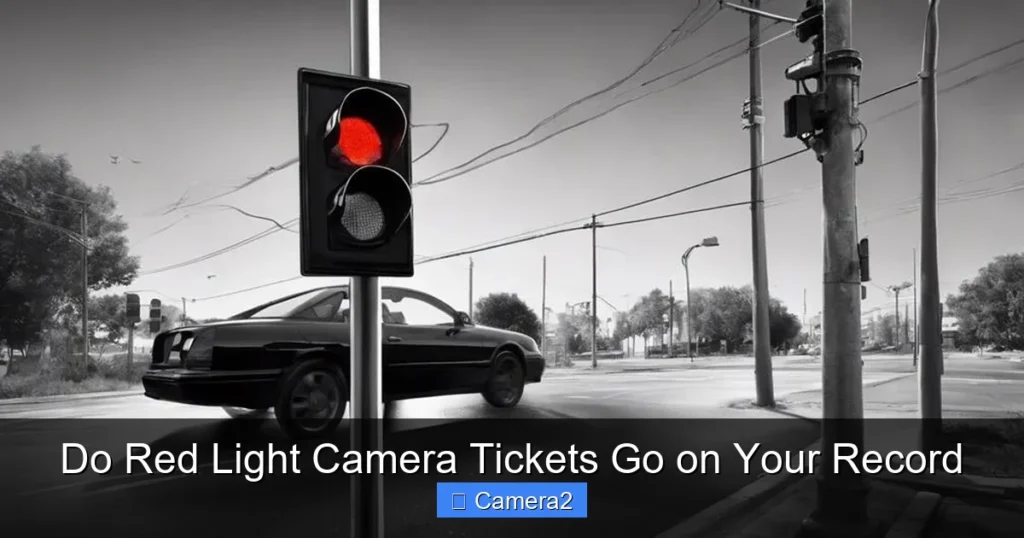Do Red Light Camera Tickets Go on Your Record