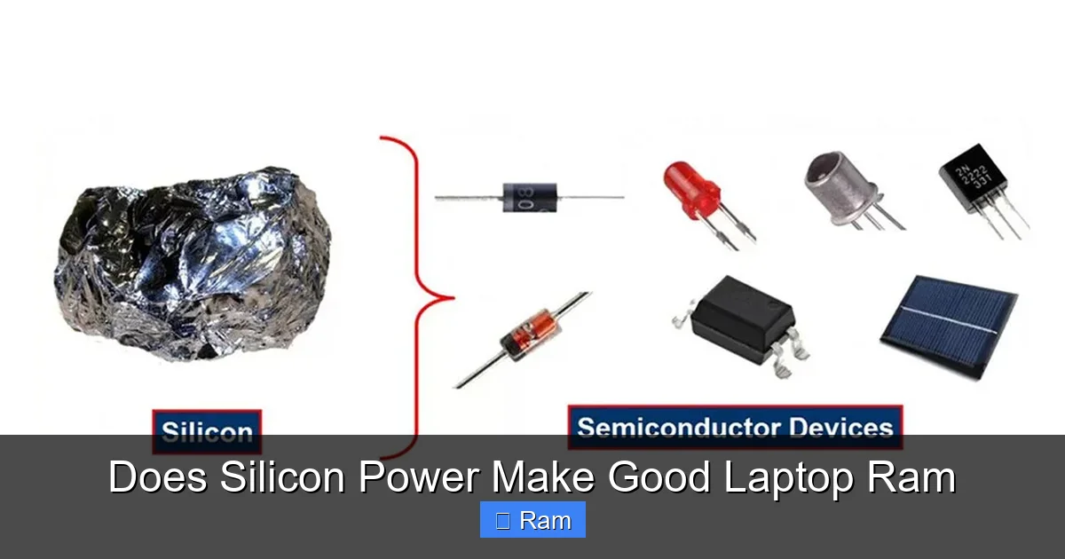 Does Silicon Power Make Good Laptop Ram