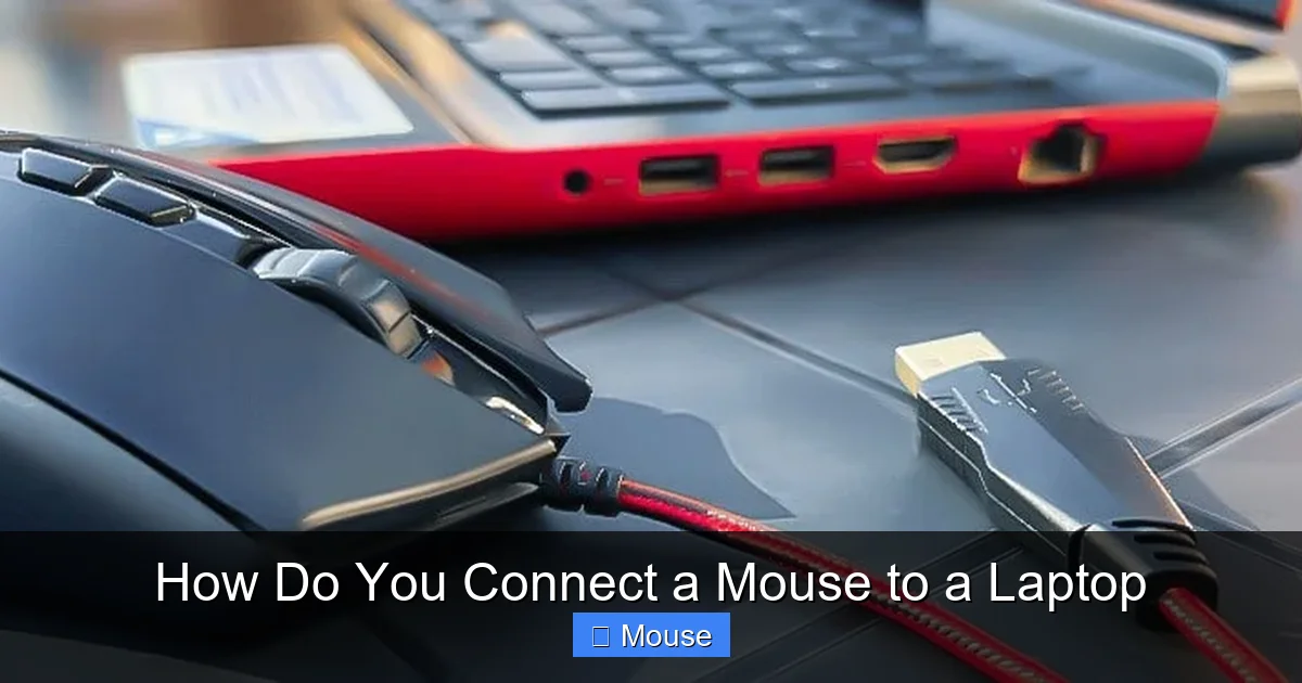 How Do You Connect a Mouse to a Laptop