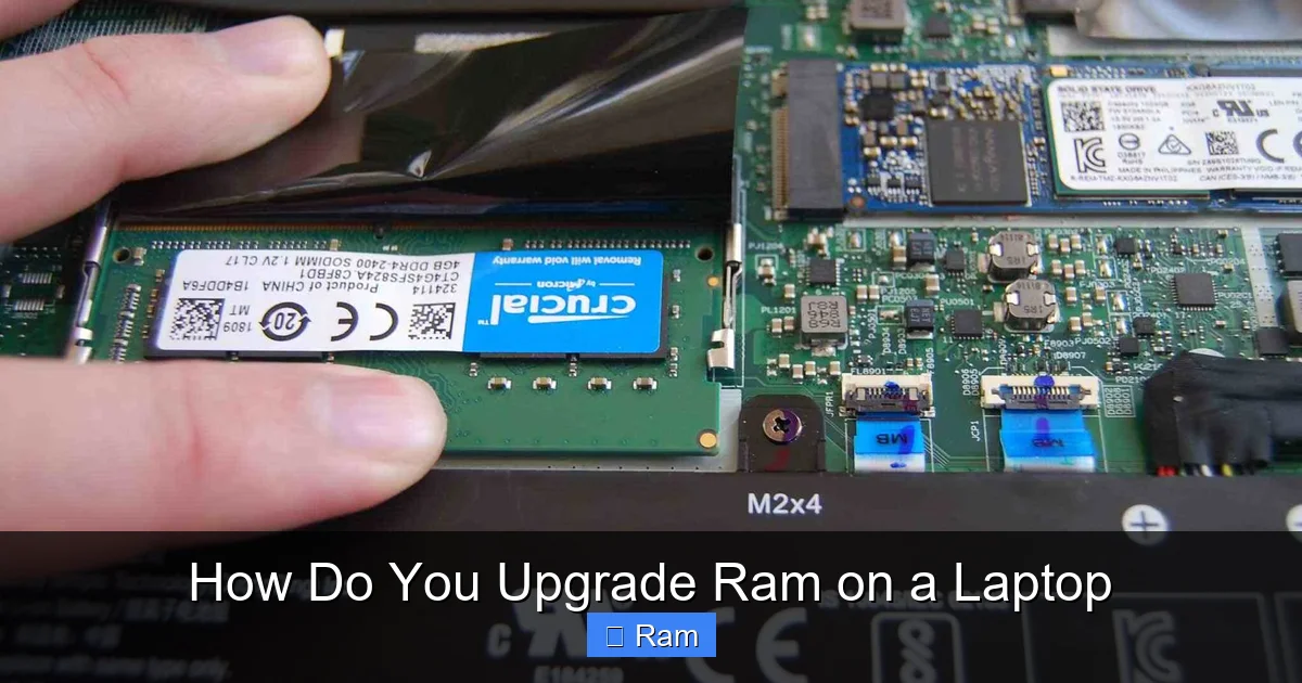 How Do You Upgrade Ram on a Laptop