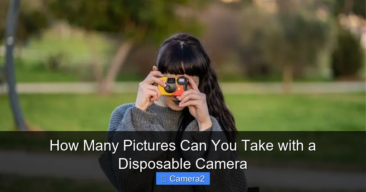 How Many Pictures Can You Take with a Disposable Camera