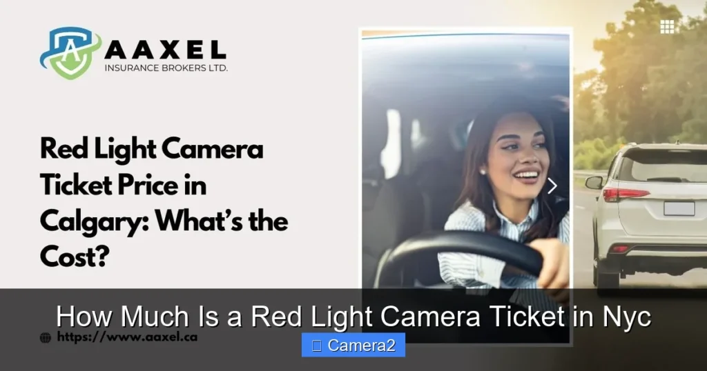 How Much Is a Red Light Camera Ticket in Nyc