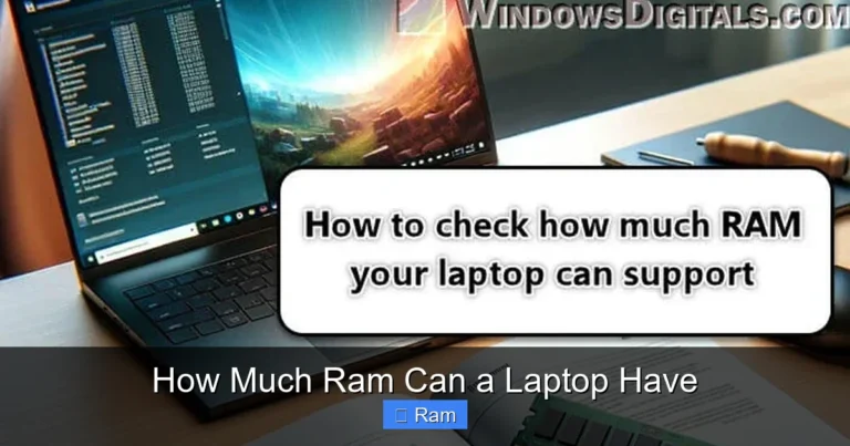 How Much Ram Can a Laptop Have