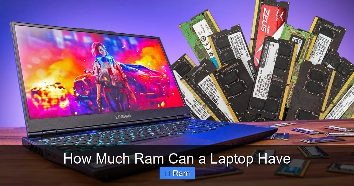 How Much Ram Can a Laptop Have