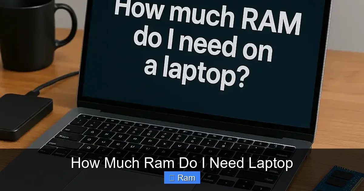 How Much Ram Do I Need Laptop