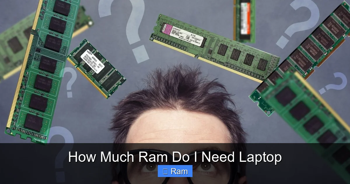 How Much Ram Do I Need Laptop