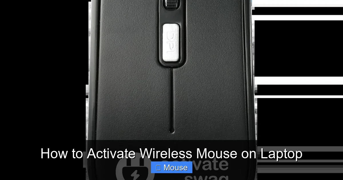 How to Activate Wireless Mouse on Laptop