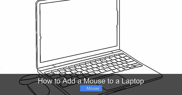 How to Add a Mouse to a Laptop