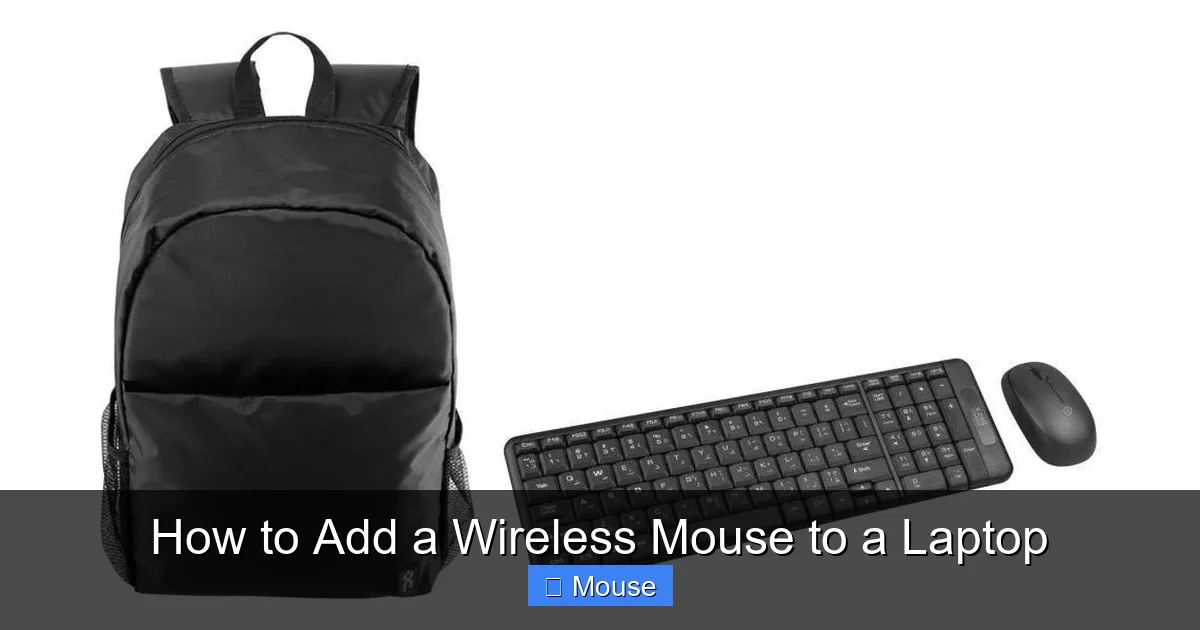 How to Add a Wireless Mouse to a Laptop