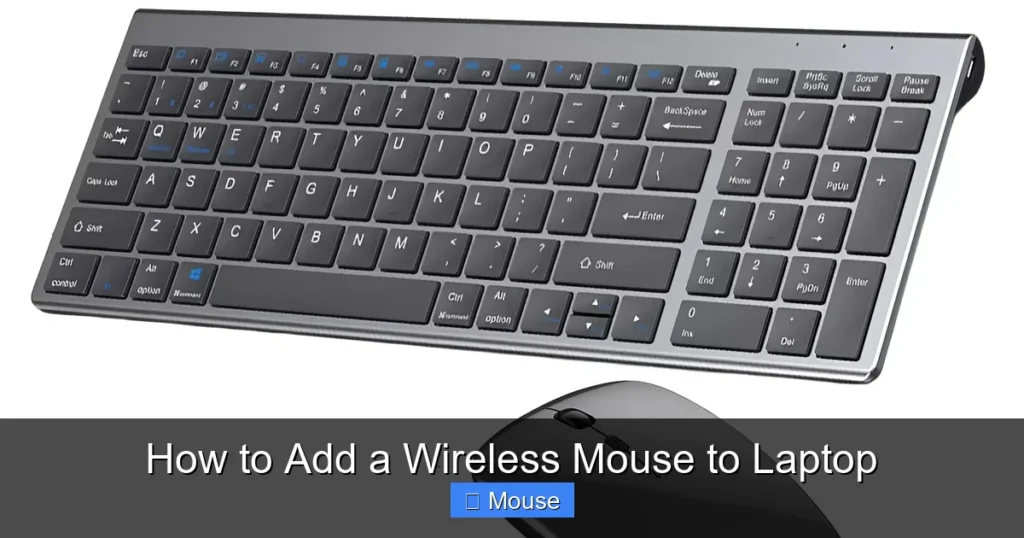 How to Add a Wireless Mouse to Laptop