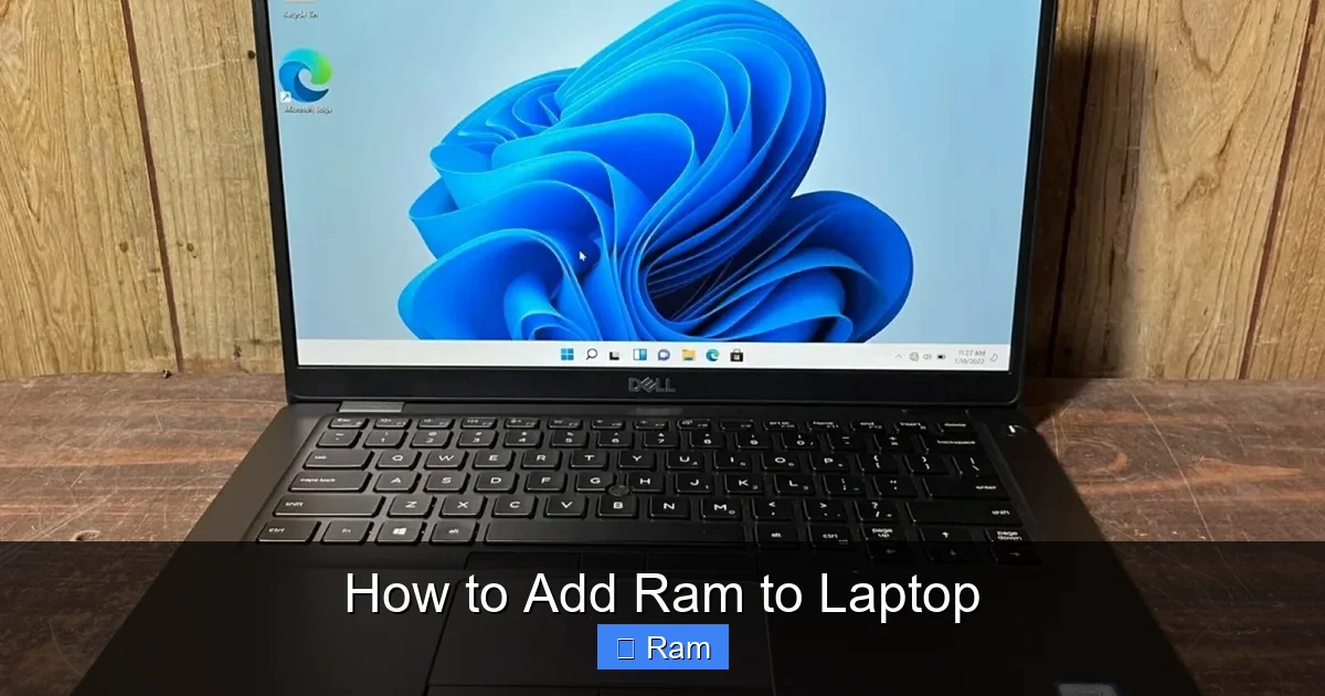 How to Add Ram to Laptop