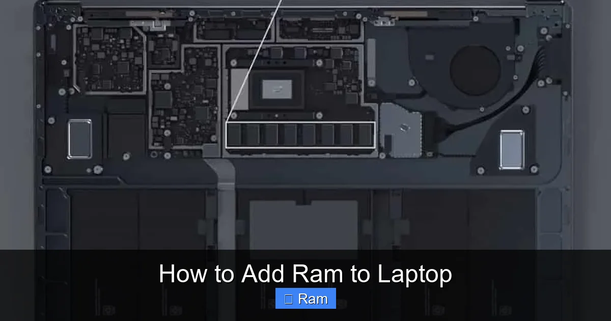 How to Add Ram to Laptop