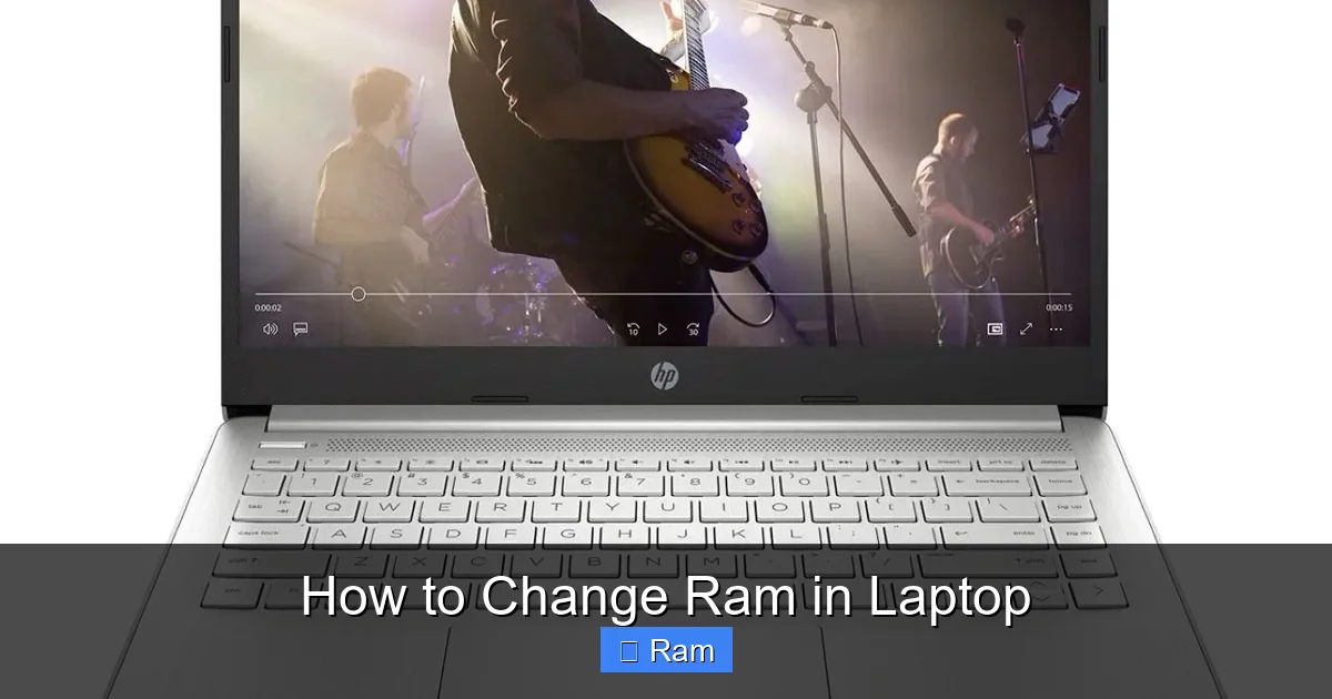 How to Change Ram in Laptop