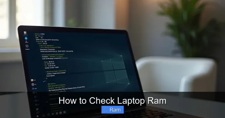 How to Check Laptop Ram