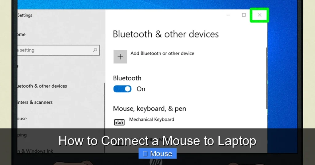 How to Connect a Mouse to Laptop