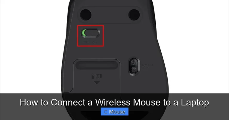 How to Connect a Wireless Mouse to a Laptop