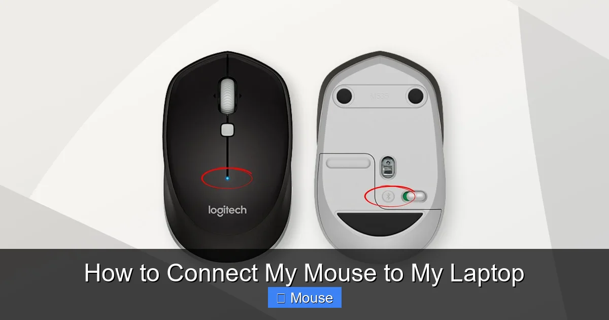 How to Connect My Mouse to My Laptop