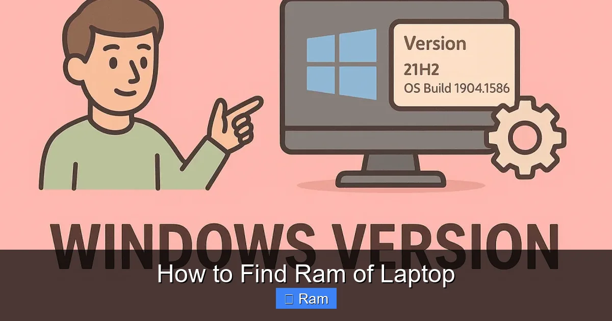 How to Find Ram of Laptop