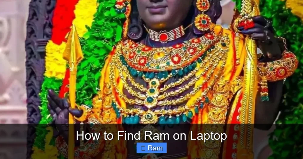 How to Find Ram on Laptop