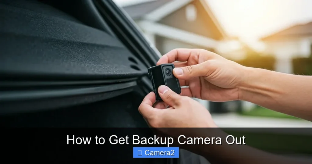 How to Get Backup Camera Out