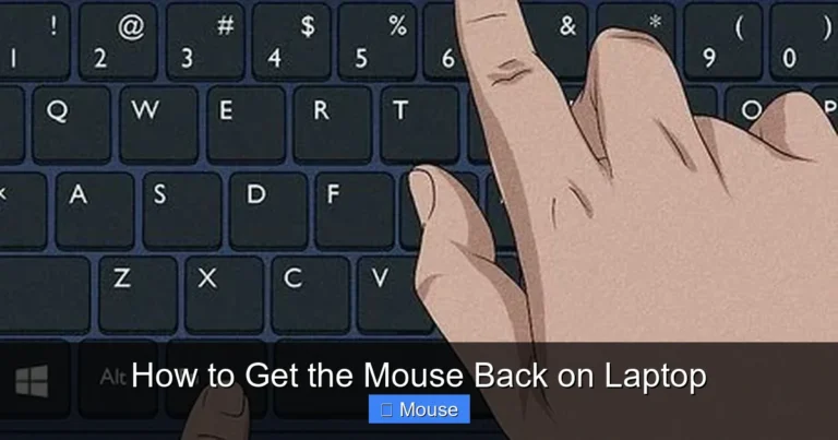 How to Get the Mouse Back on Laptop