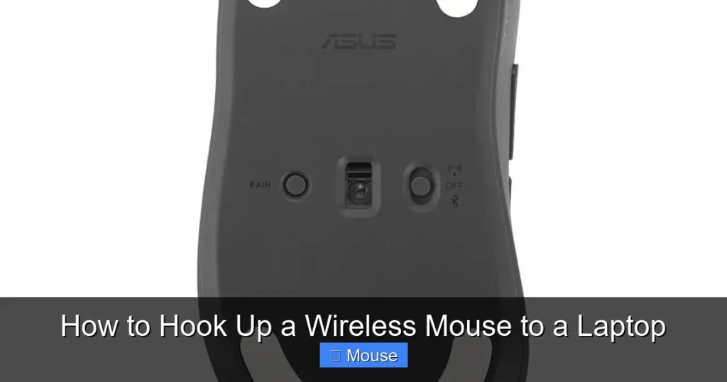 How to Hook Up a Wireless Mouse to a Laptop