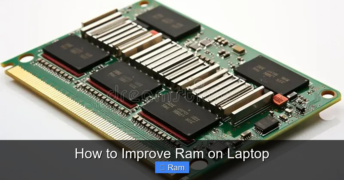How to Improve Ram on Laptop