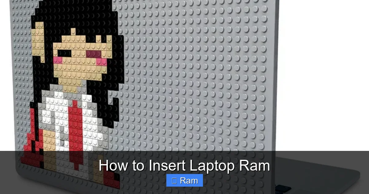 How to Insert Laptop Ram