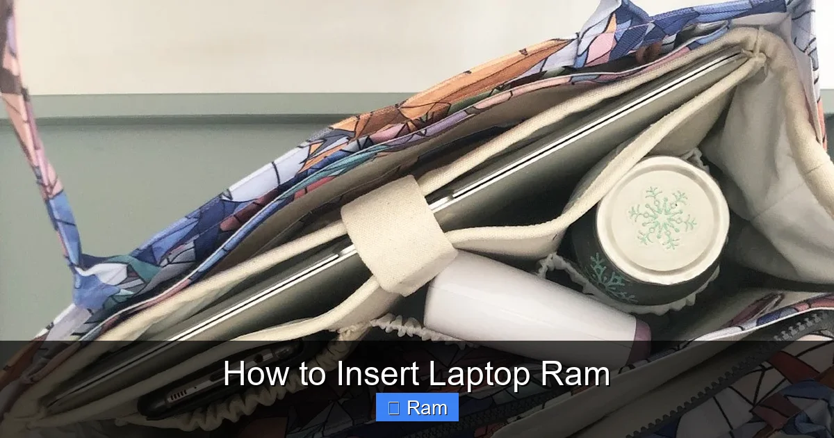 How to Insert Laptop Ram