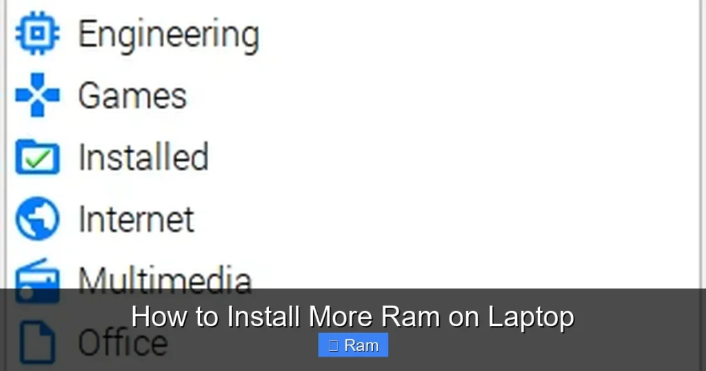 How to Install More Ram on Laptop