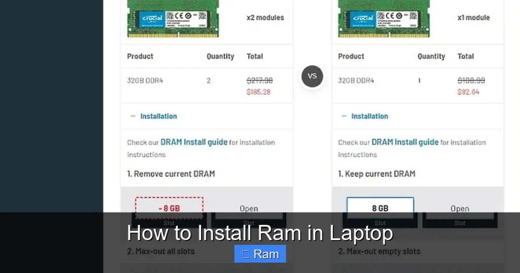 How to Install Ram in Laptop