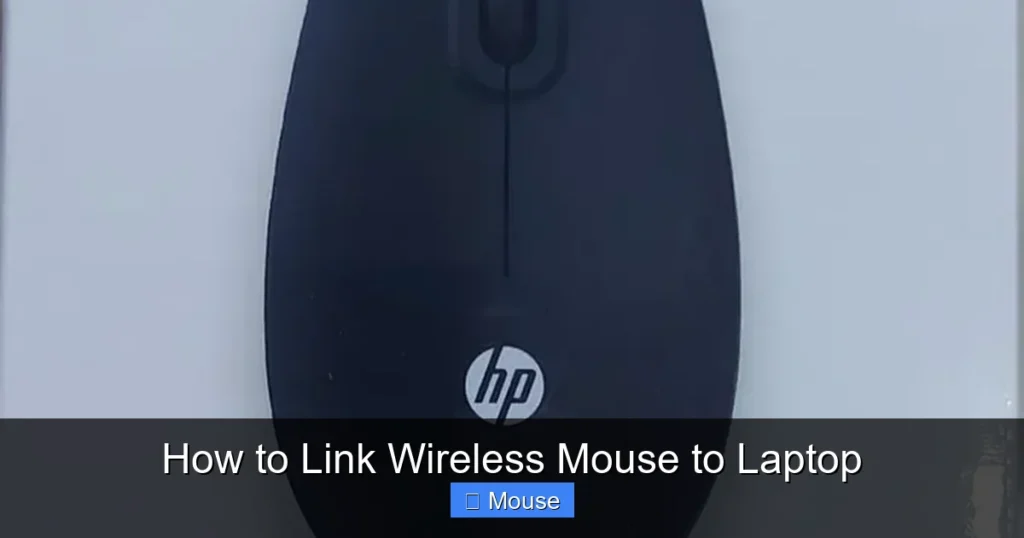 How to Link Wireless Mouse to Laptop