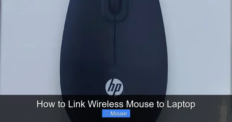 How to Link Wireless Mouse to Laptop