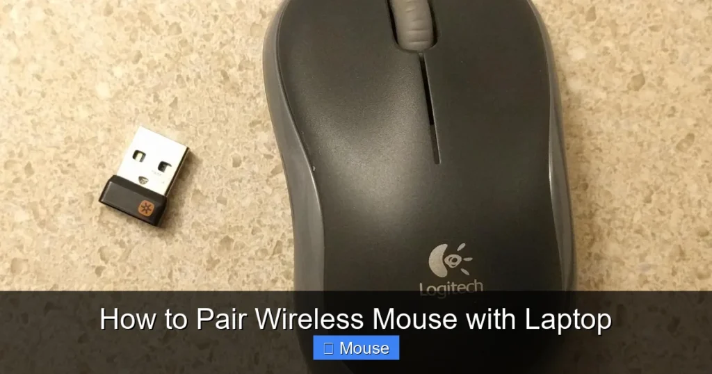 How to Pair Wireless Mouse with Laptop