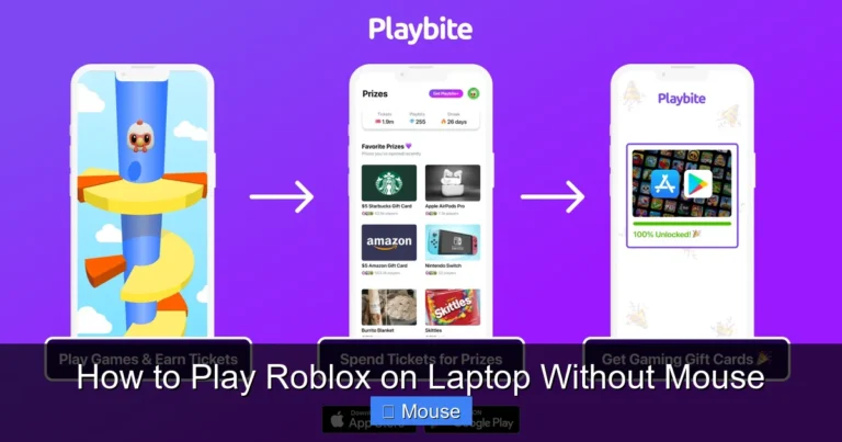 How to Play Roblox on Laptop Without Mouse