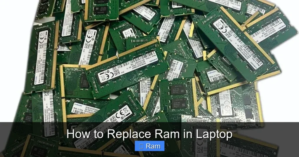 How to Replace Ram in Laptop