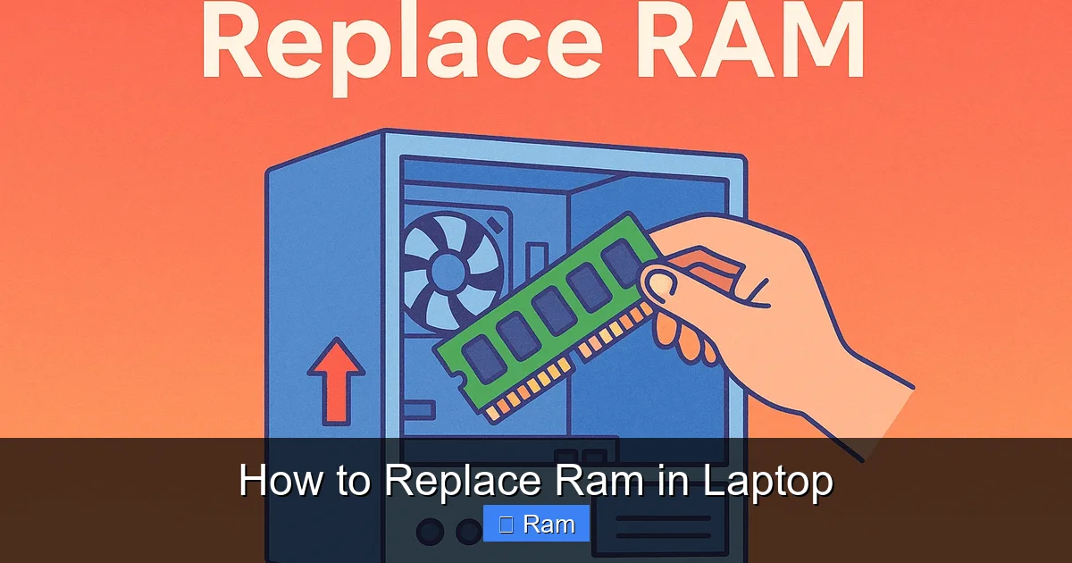How to Replace Ram in Laptop