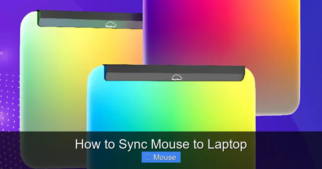 How to Sync Mouse to Laptop