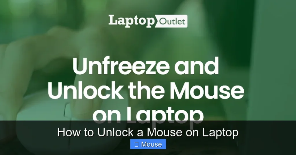 How to Unlock a Mouse on Laptop