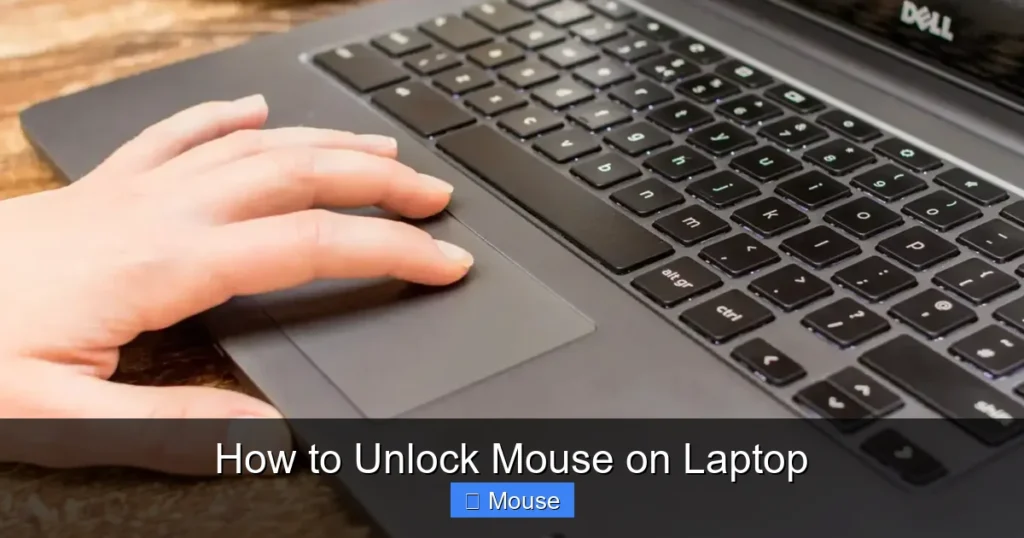 How to Unlock Mouse on Laptop