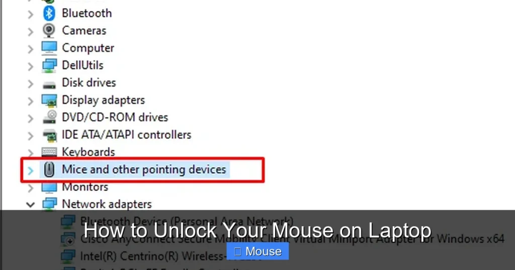 How to Unlock Your Mouse on Laptop