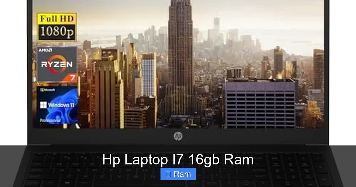 Hp Laptop I7 16gb Ram