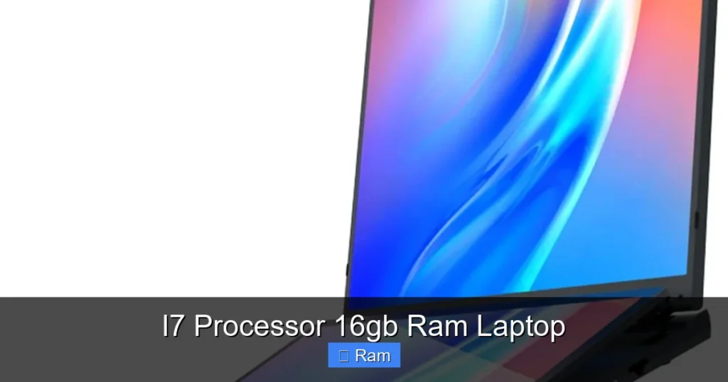 I7 Processor 16gb Ram Laptop